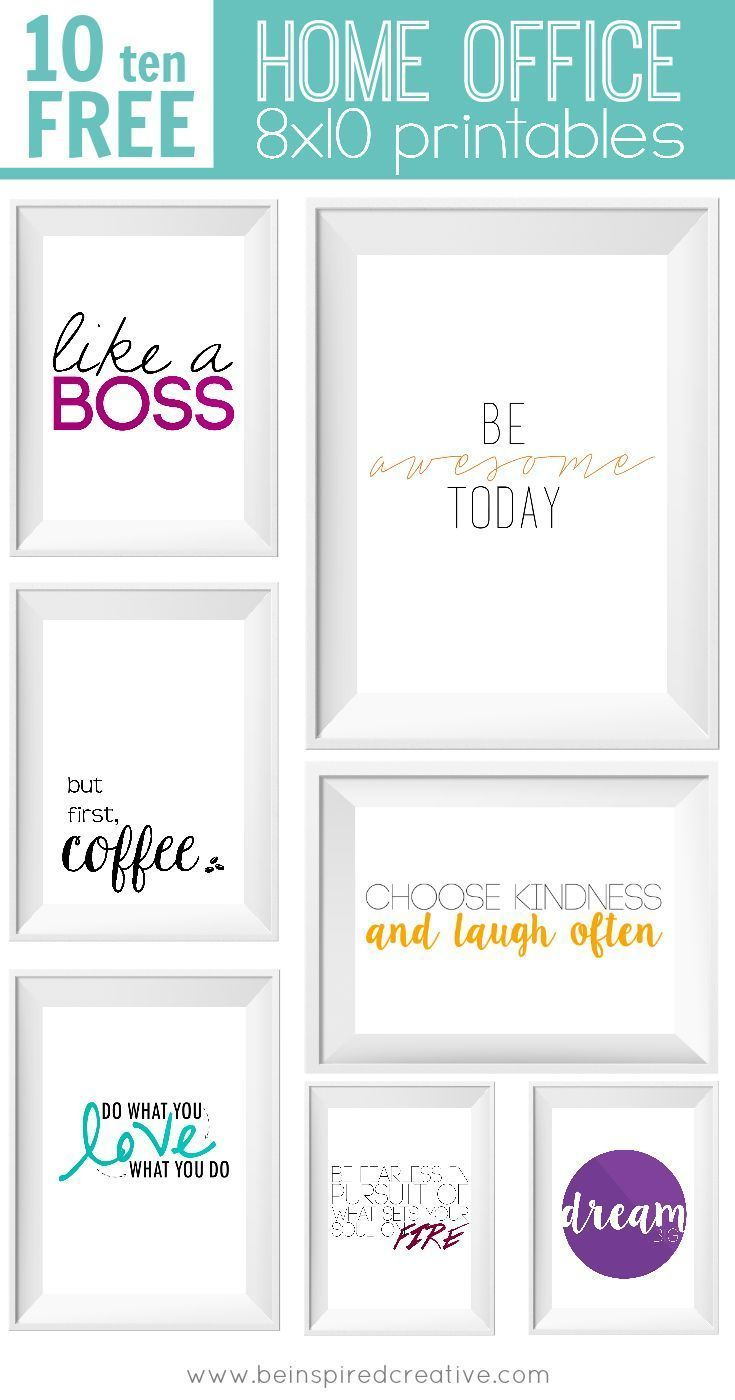 Free Printable Download: 10 Home Office Prints | Freebies | Office - Free Printable Funny Office Signs