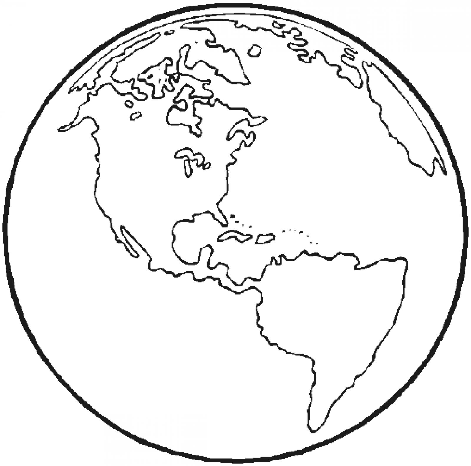 Free Printable Earth Coloring Pages For Kids | Chainimage - Free Printable Earth Pictures