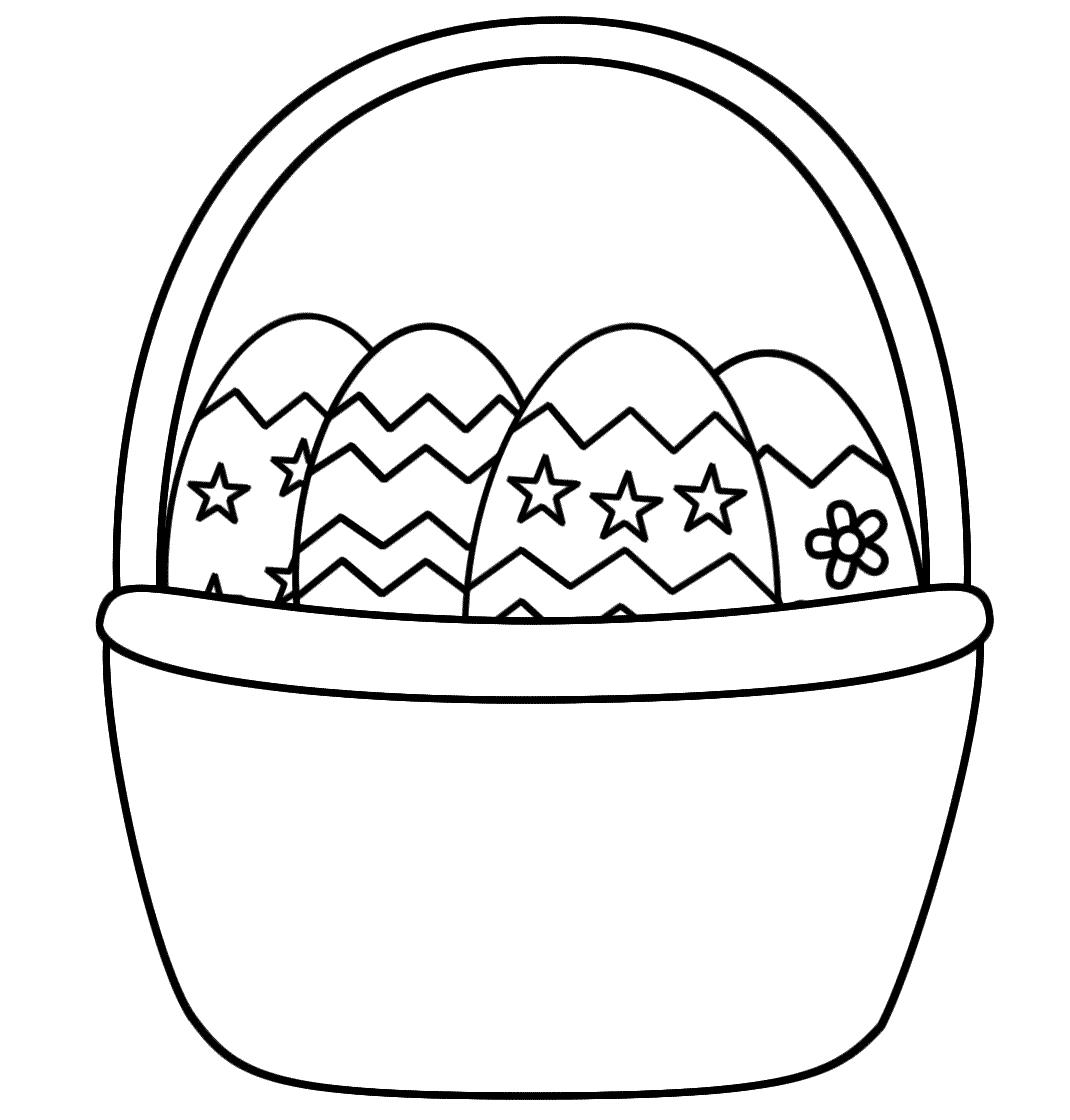 Free Printable Easter Basket Templates – Hd Easter Images - Free Printable Easter Egg Basket Templates