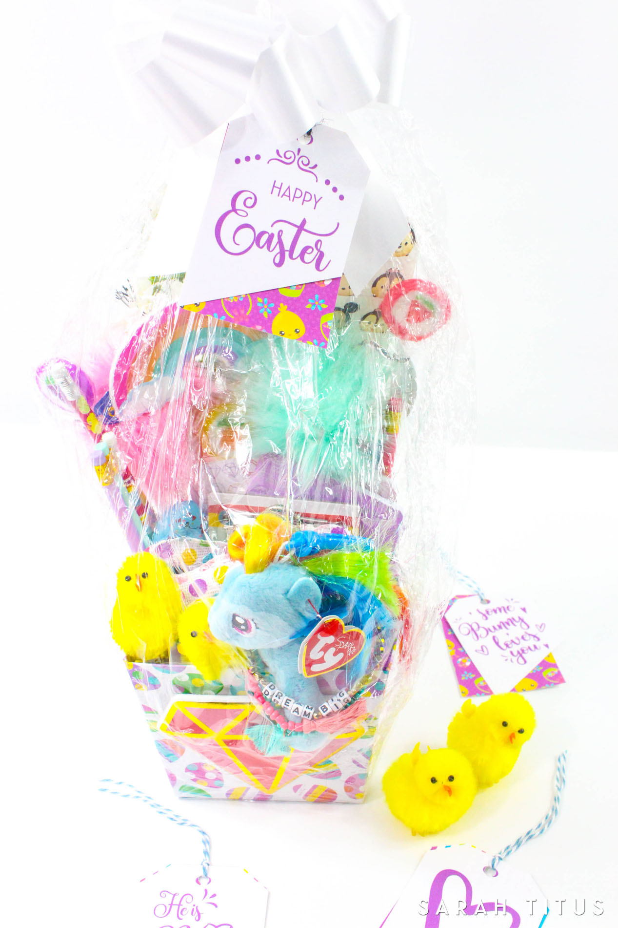 Free Printable Easter Gift Tags - Sarah Titus - Free Easter Name Tags Printable