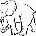 Free Printable Elephant Coloring Pages For Kids For Elephant   Free Printable Elephant Pictures