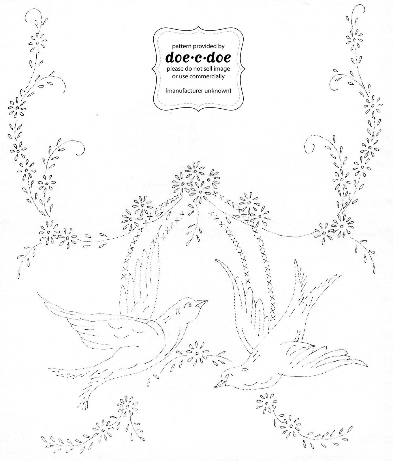Free Printable Embroidery Patterns | Thursday, October 21, 2010 - Free Printable Embroidery Patterns