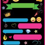 Free Printable Emoji Chat Invitation | Q Party | Pinterest | Free   Emoji Invitations Printable Free