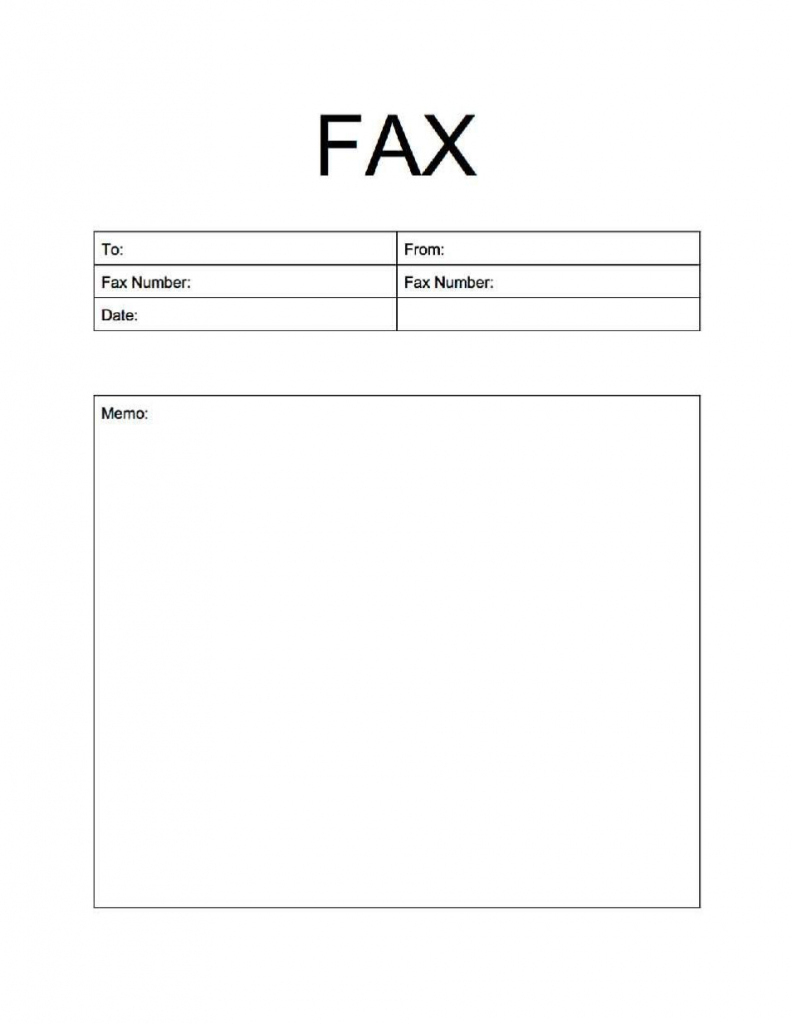 Free Printable Fax Cover Sheet Pdf | Printable Sheets - Free Printable Fax Cover Page