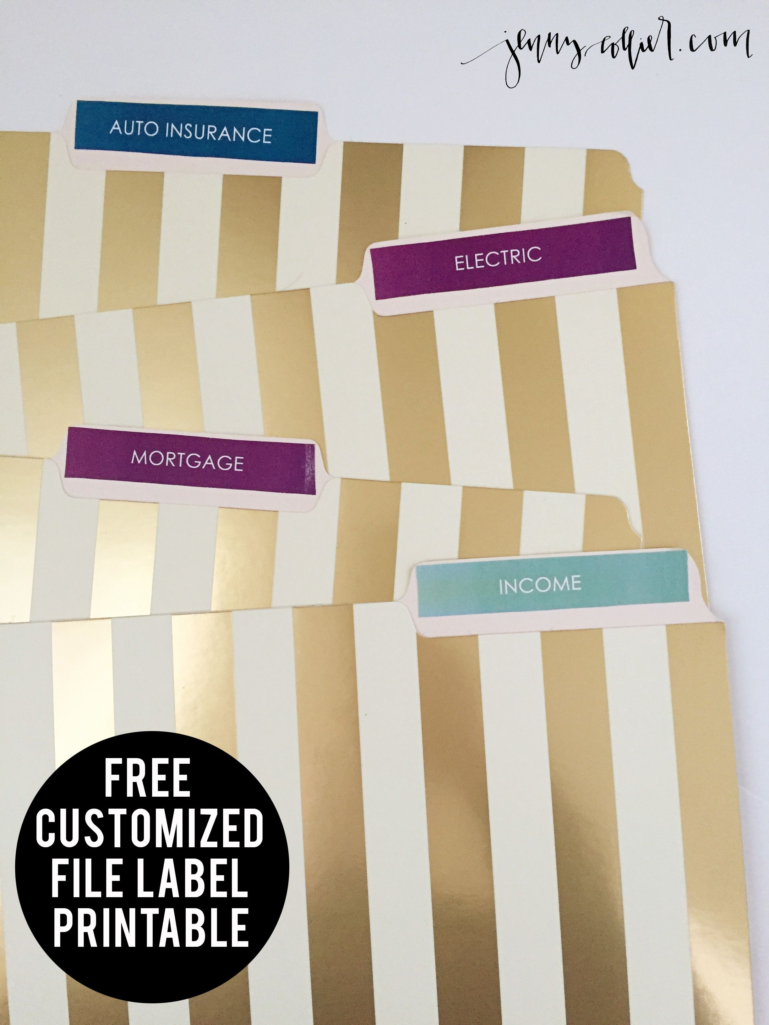 Free Printable File Labels | Free Printables | Free Printables - Free Printable File Labels