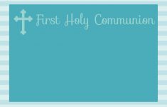 Free Printable First Communion Invitation Templates