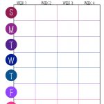 Free Printable Fitness Trackers: 3 Different Monthly Designs   Free Printable Fitness Tracker