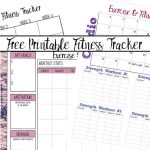 Free Printable Fitness Trackers: 3 Different Monthly Designs   Free Printable Fitness Tracker