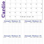 Free Printable Fitness Trackers: 3 Different Monthly Designs   Free Printable Fitness Tracker