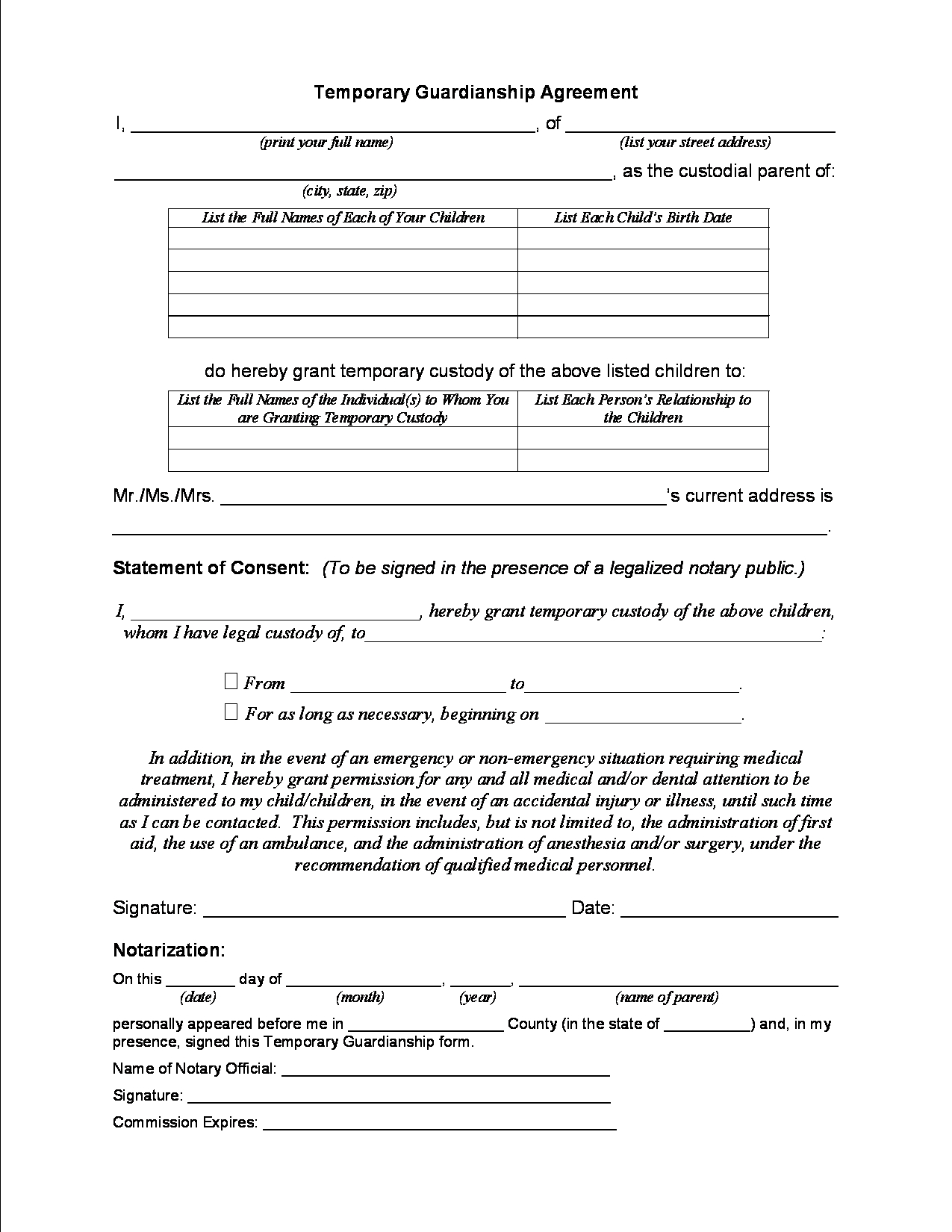 Free Printable Forms For Single Parents | Karla&amp;#039;s Personal - Free Printable Child Custody Forms