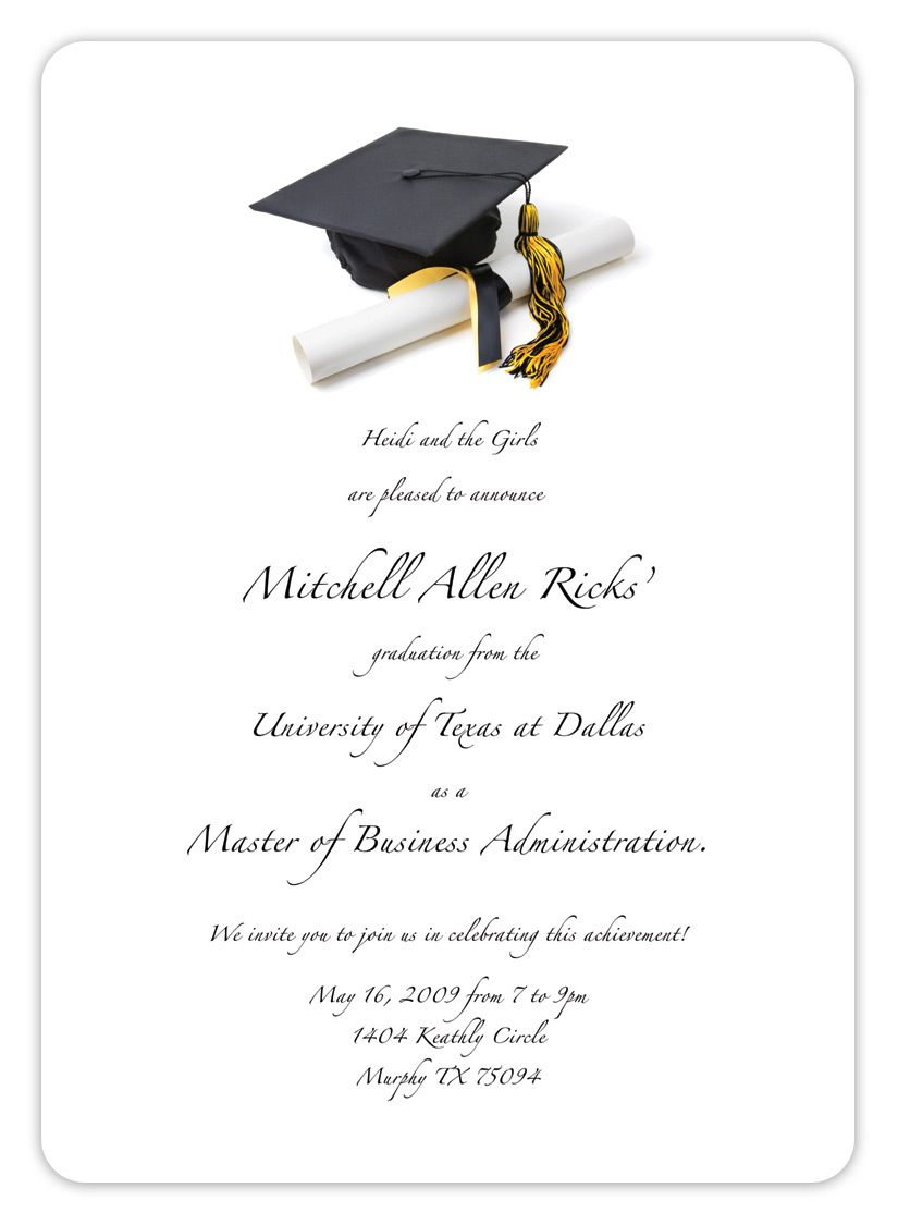 Free Printable Graduation Invitation Templates 2013 2017 | Places To - Free Online Printable Graduation Invitation Maker