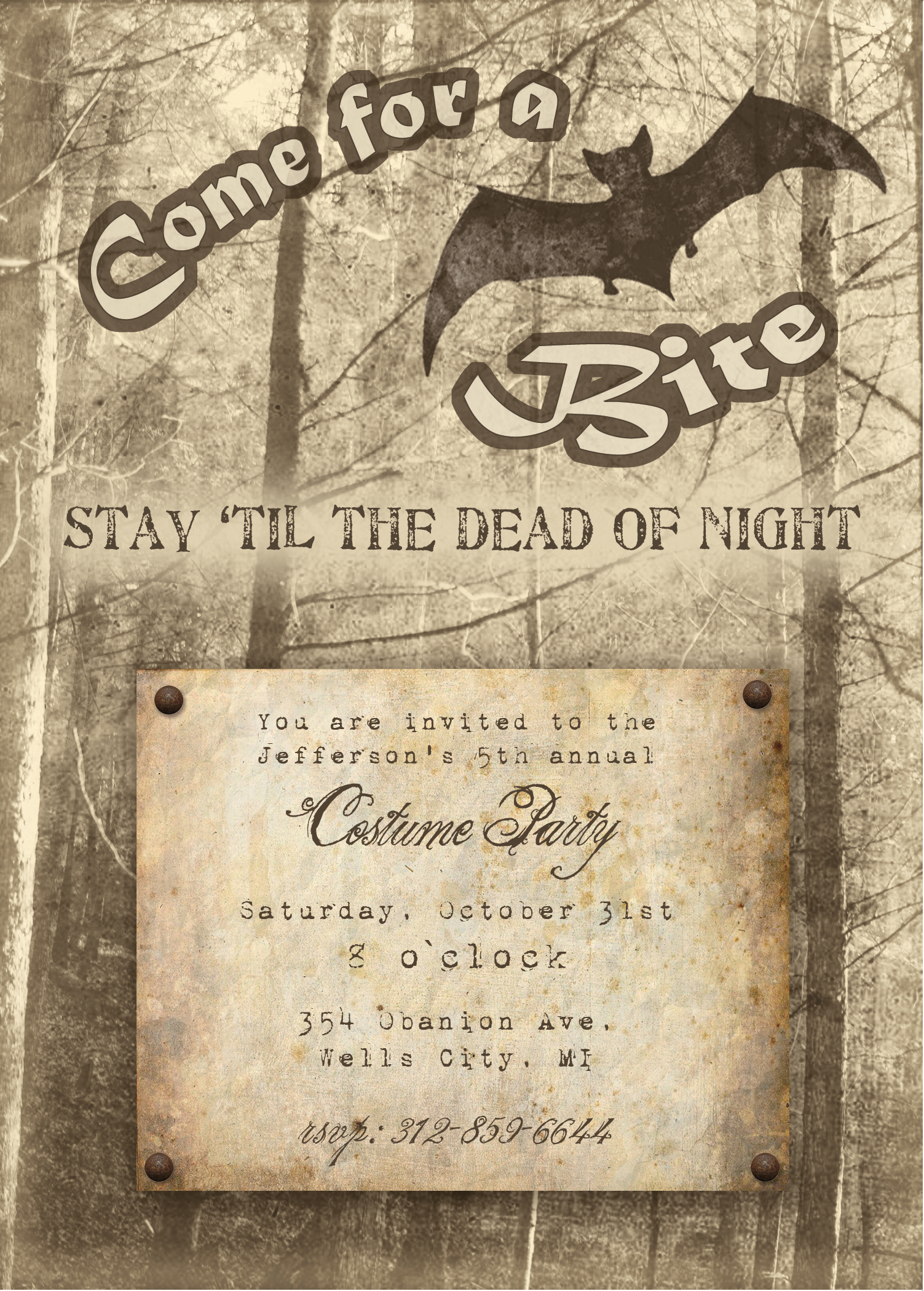 Free Printable Halloween Invitation - Free Printable Halloween Invitations For Adults