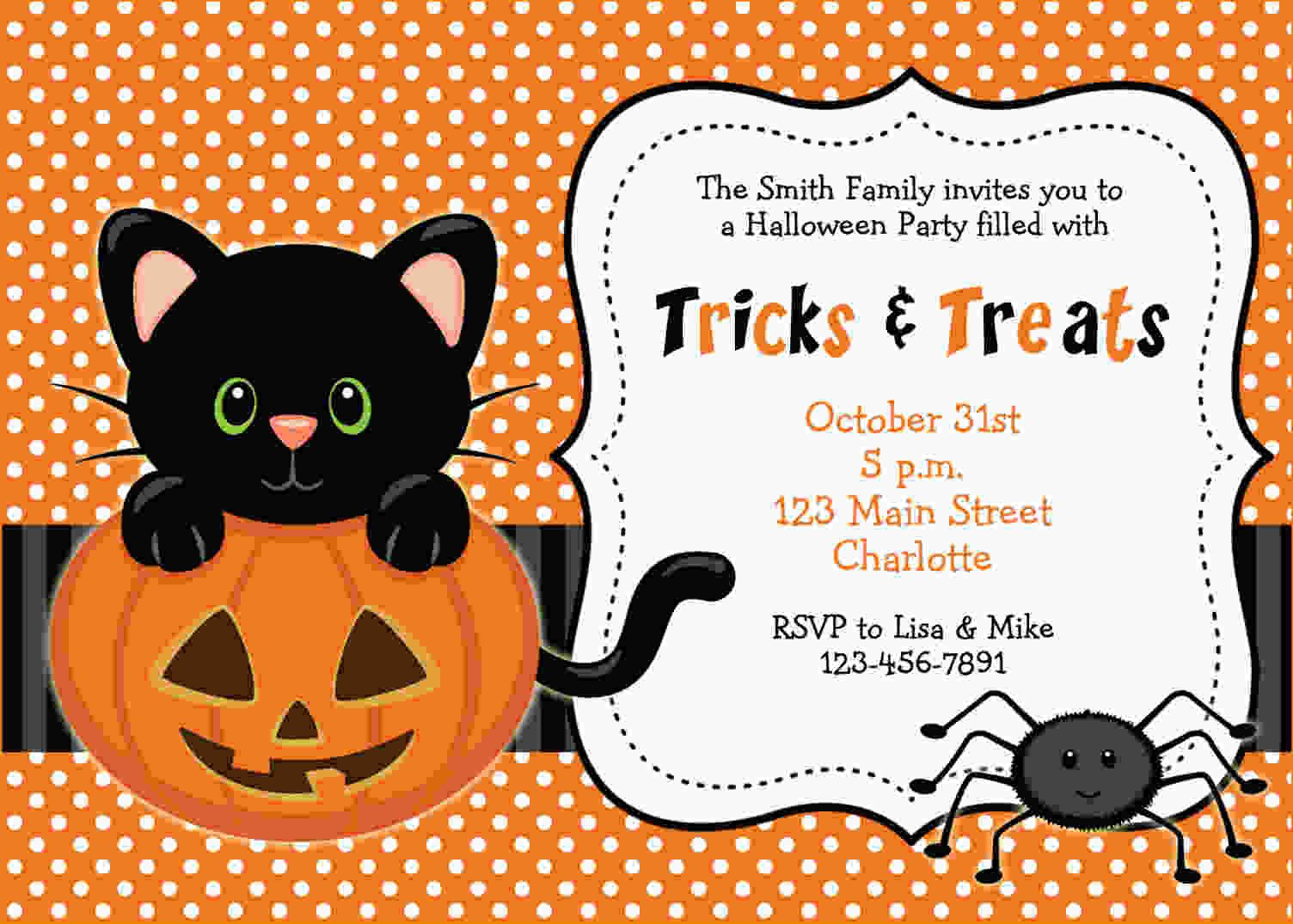 Free Printable Halloween Invitations | Free Printable Birthday - Free Printable Halloween Birthday Party Invitations