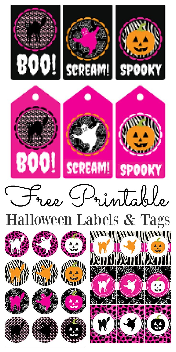 Free Printable Halloween Labels And Tags - Free Printable Halloween Tags
