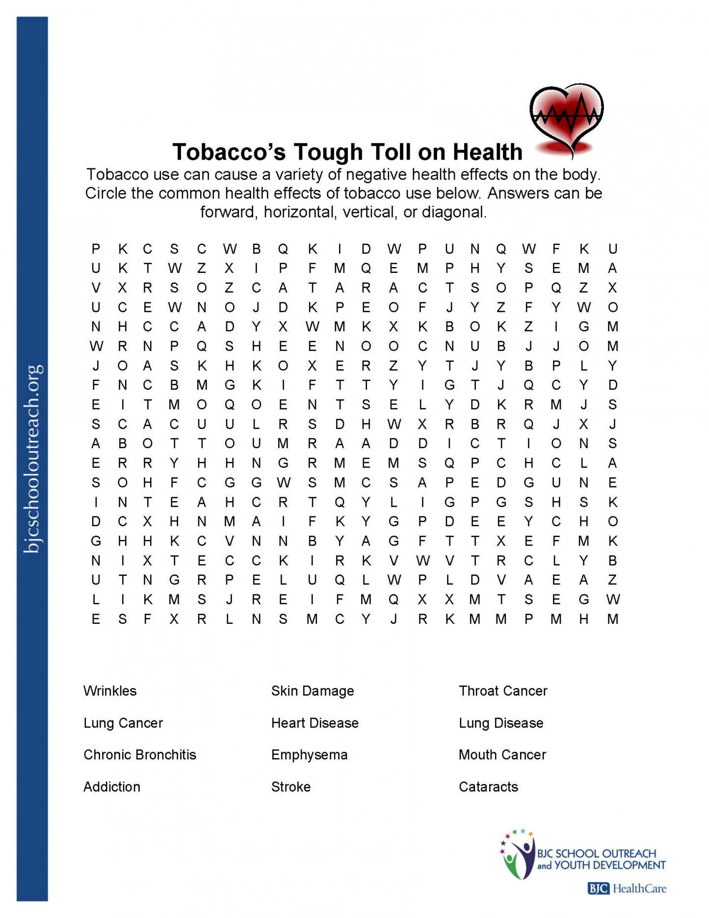 Free Printable Health Worksheets For Middle School | Lostranquillos - Free Printable High School Worksheets