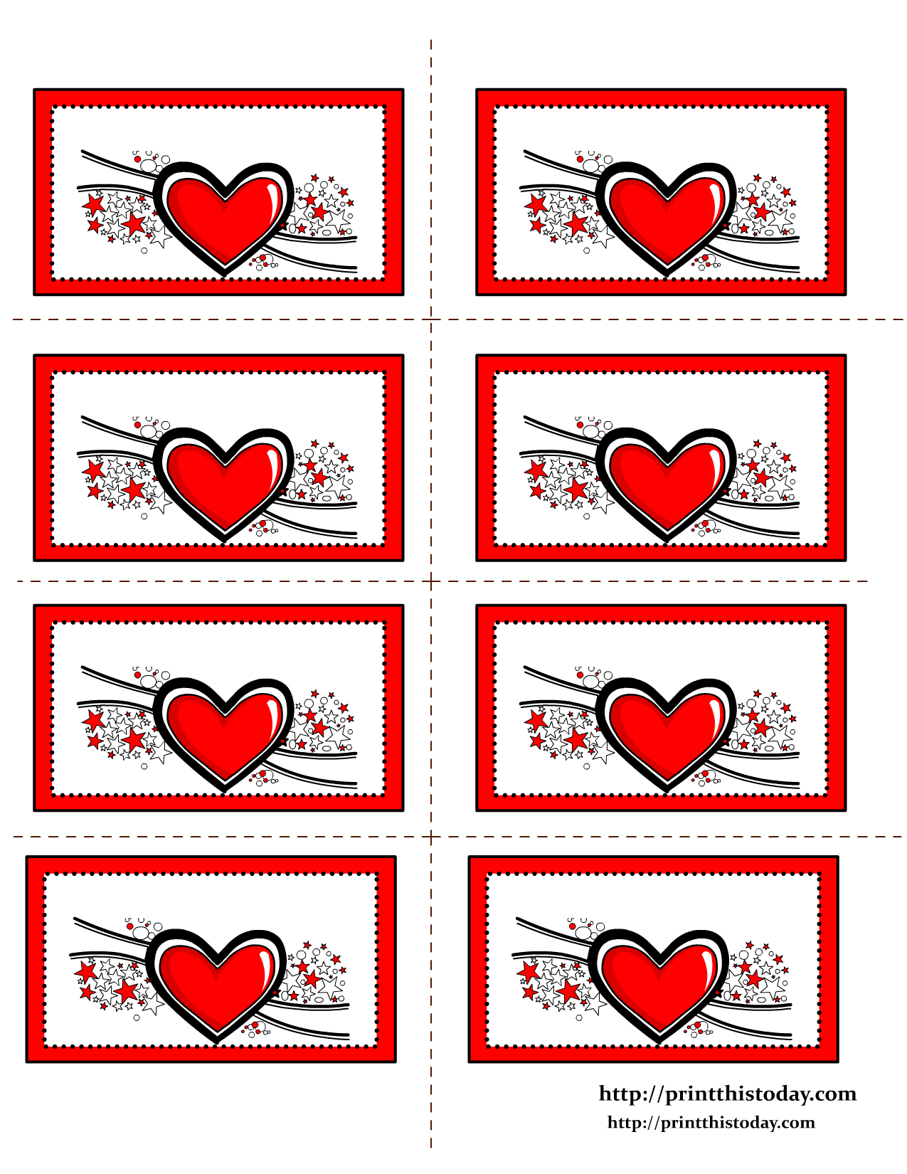 Free Printable Hearts Labels | Misc This&amp;amp;that | Pinterest | Free - Free Printable Heart Labels
