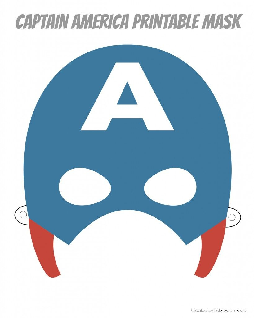 Free Printable Hero Masks | Captain Amerika | Pinterest | Superhero - Free Printable Superhero Masks