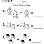 Free Printable Holiday Worksheets | Free Christmas Cookies Worksheet   Christmas Fun Worksheets Printable Free