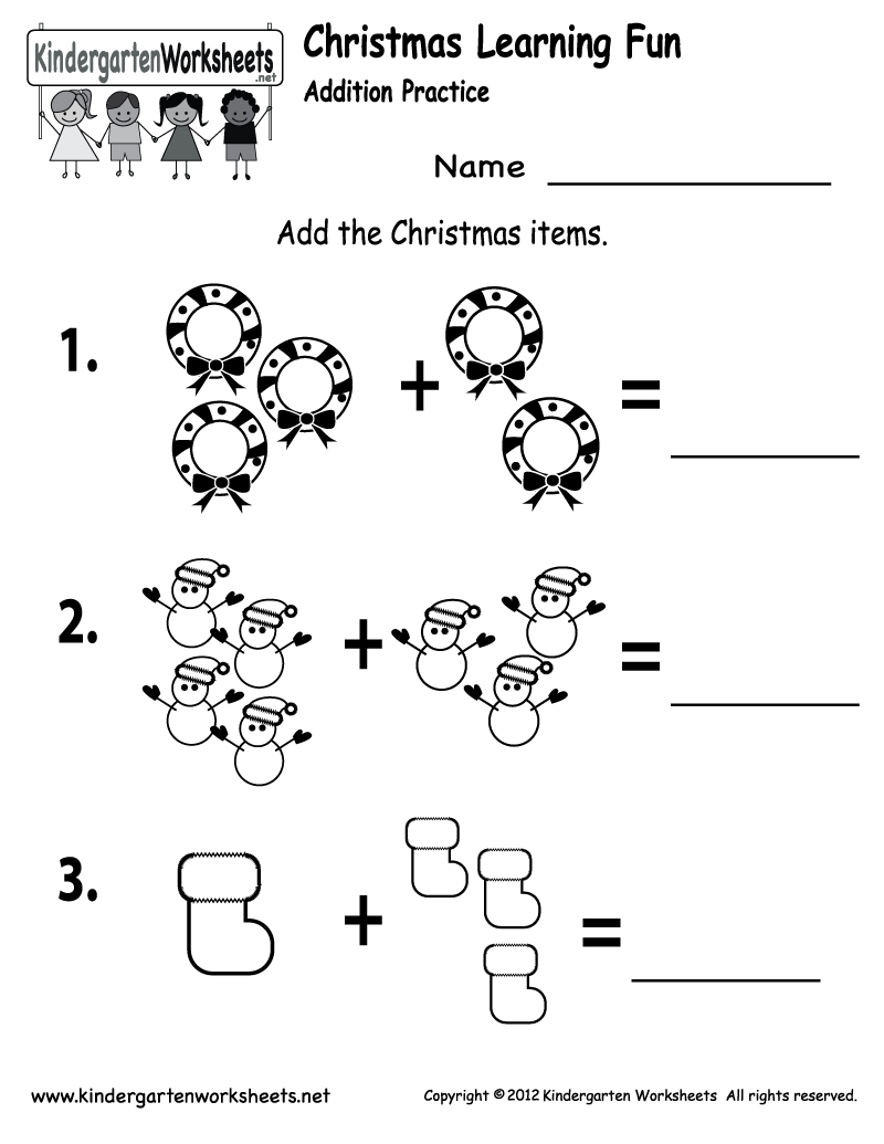 Free Printable Holiday Worksheets | Free Printable Kindergarten - Free Printable Christmas Books For Kindergarten