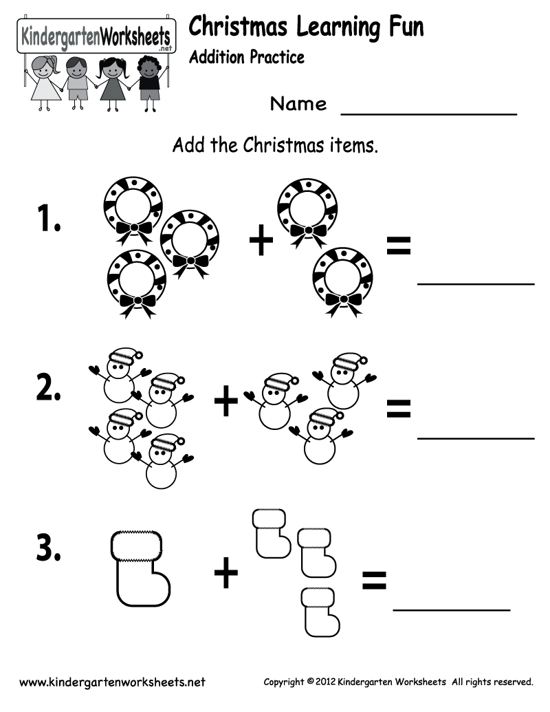 Free Printable Holiday Worksheets | Free Printable Kindergarten - Free Printable Kid Activities Worksheets