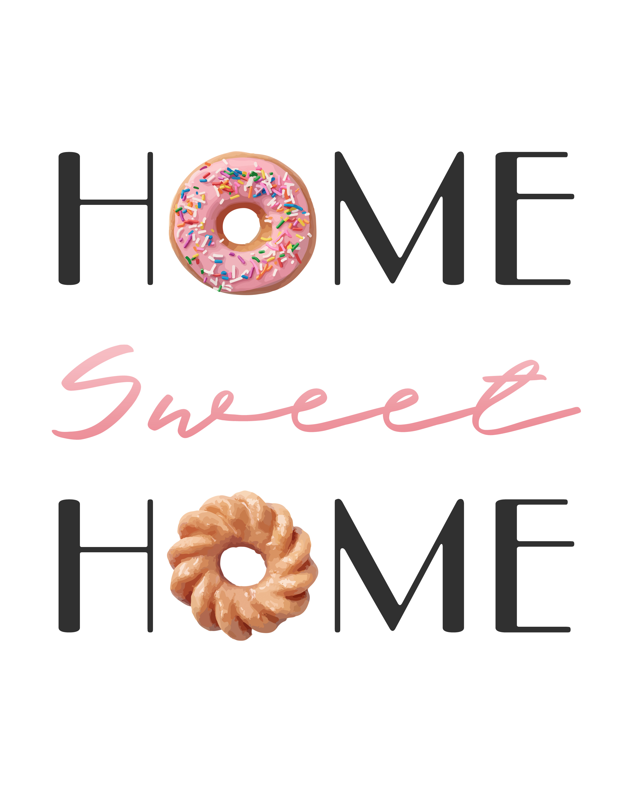 Free Printable Home Sweet Home Wall Art - The Cottage Market - Home Sweet Home Free Printable