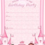 Free Printable Invitation. Pinned For Kidfolio, The Parenting Mobile   Free Princess Printable Invitations