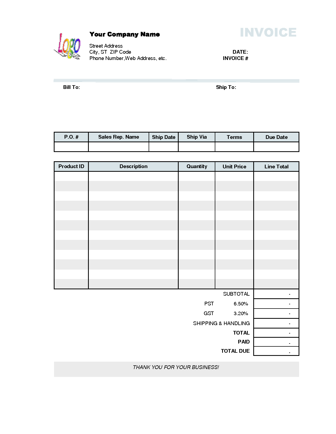 Free Printable Invoice Generator Design | Letsgonepal - Free Invoices Online Printable