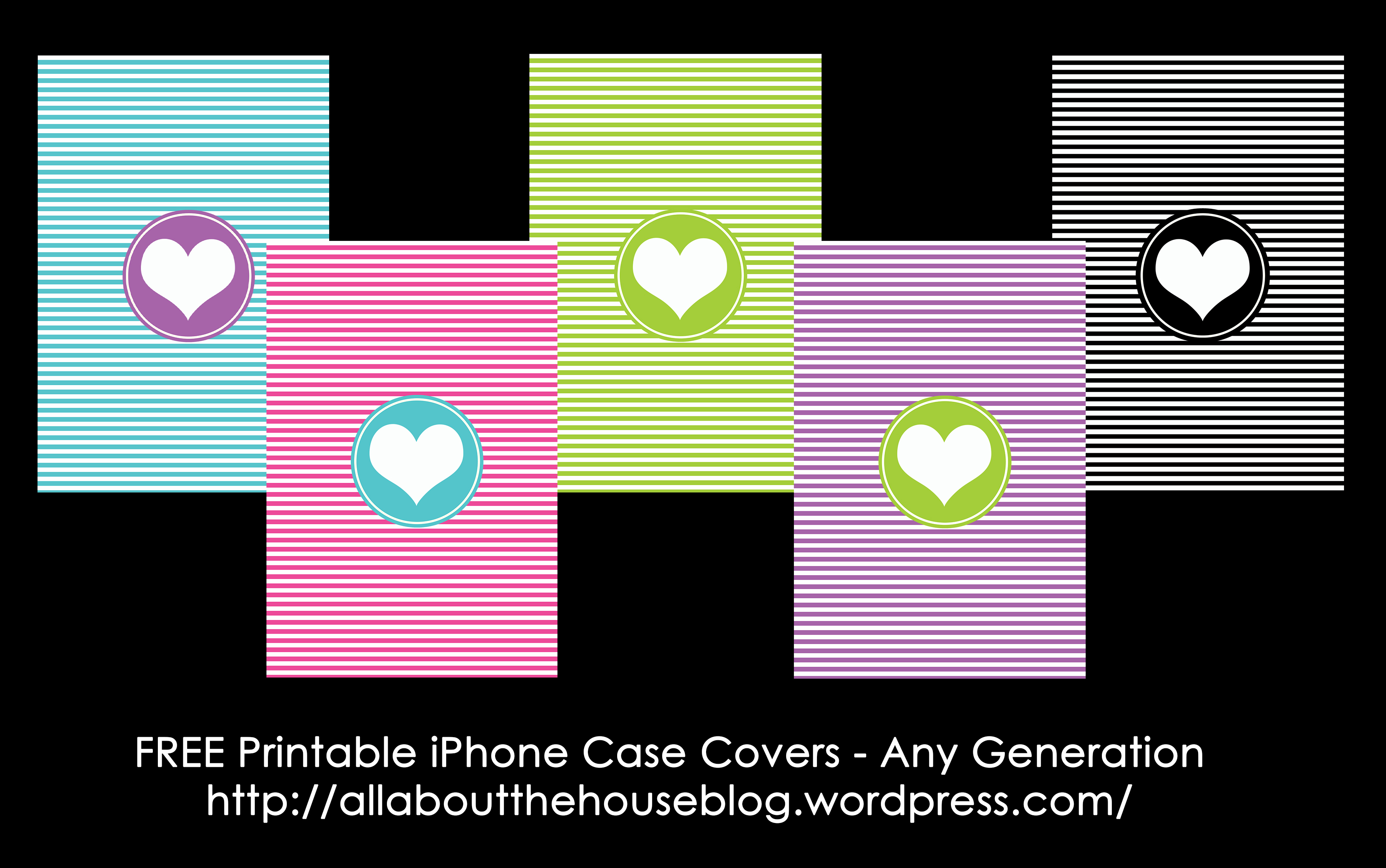 Free Printable Iphone Case Covers - All About Planners - Free Printable Monogram Binder Covers
