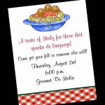 Free Printable Italian Dinner Invitations | Free Printable   Free Printable Italian Dinner Invitations