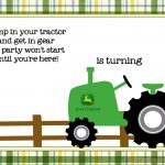 Free Printable John Deere Tractor Birthday   Free Printable John Deere Baby Shower Invitations