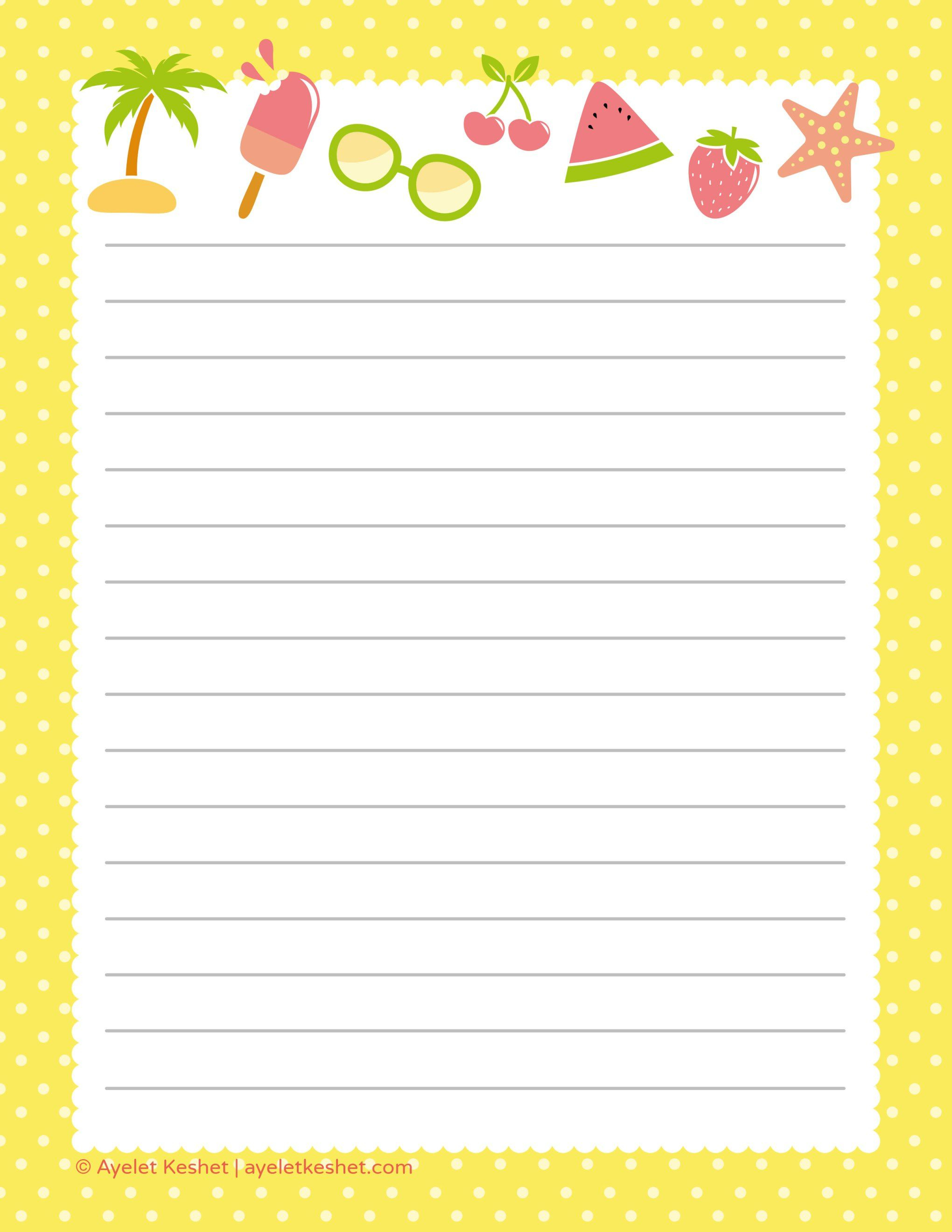 Free Printable Letter Paper | Printables To Go | Pinterest - Free Printable Stationery Paper