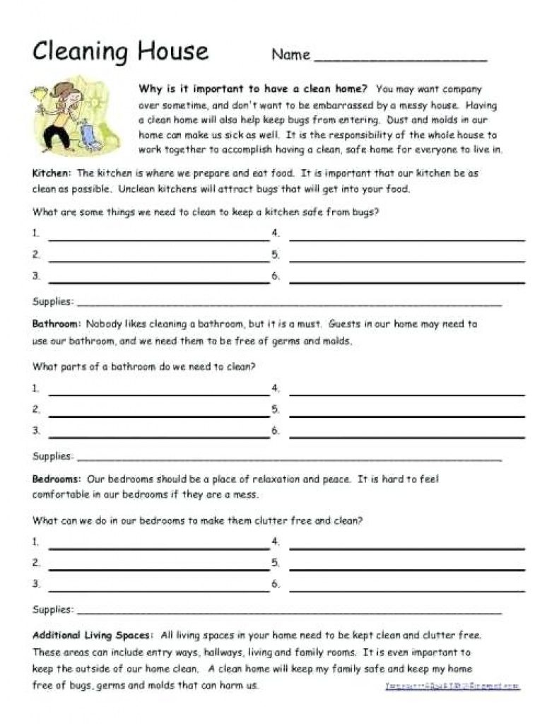 Free Printable Life Skills Worksheets | Free Printable - Free Printable Life Skills Worksheets For Adults