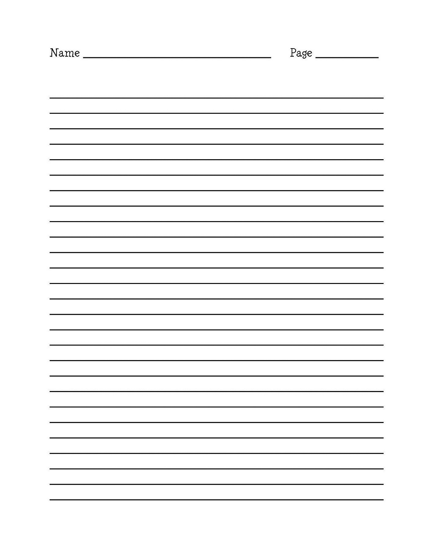 Free Printable Lined Handwriting Paper – Ezzy - Free Printable Lined Handwriting Paper
