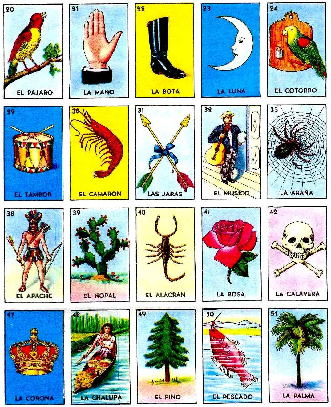 Free Printable Loteria Cards | Health-Symptoms-And-Cure - Loteria Printable Cards Free