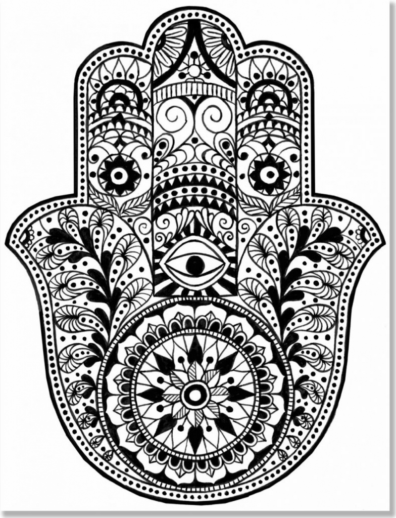 Free Printable Mandalas Coloring Pages Adults | Banatmodrengames - Free Printable Mandala Coloring Pages For Adults