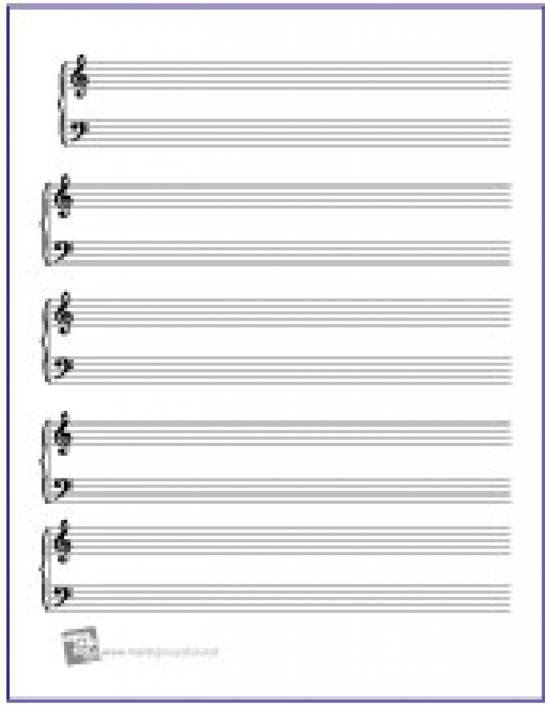 Free Printable Manuscript Paper | Makingmusicfun Pertaining To Free - Free Printable Staff Paper Blank Sheet Music Net