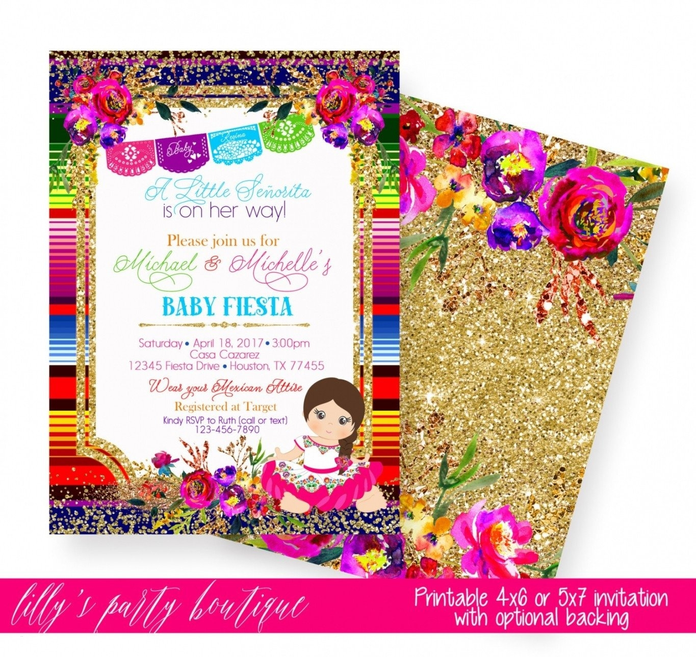 Free Printable Mexican Fiesta Invitations Awesome Tar Birthday In - Free Printable Fiesta Invitations