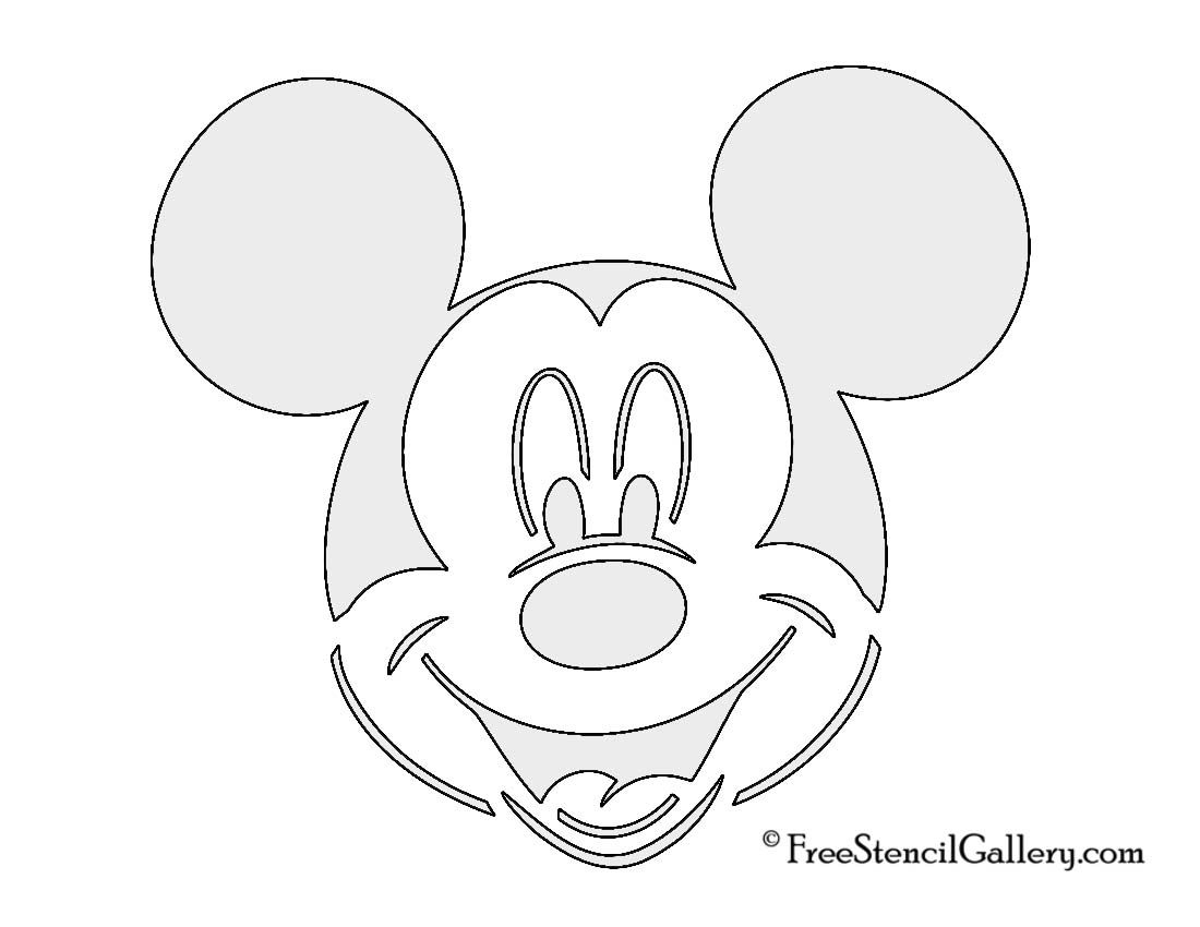 Free Printable Mickey Minnie Mouse Pumpkin Carving Stencils Patterns - Free Elmo Pumpkin Pattern Printable