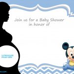 Free Printable Mickey Mouse Baby Shower Invitation Template | Baby – Free Printable Baby Mickey Mouse Birthday Invitations