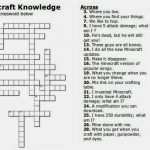 Free Printable Minecraft Crossword Search: Test Your Minecraft   Free Printable Minecraft Activity Pages