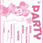 Free Printable Minnie Mouse 1St Birthday Invitations Printable – Free Printable Minnie Mouse Party Invitations