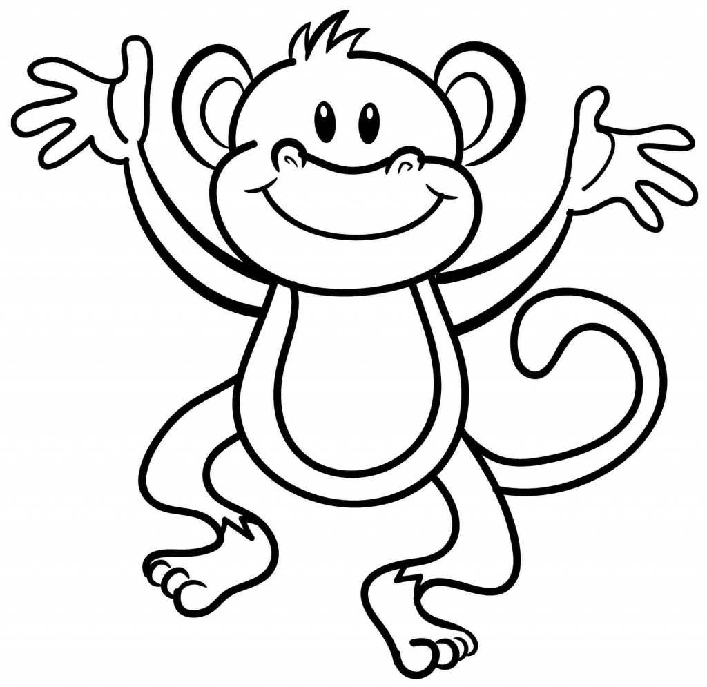 Free Printable Monkey Coloring Sheets | Printable Sheets - Free Printable Monkey Coloring Sheets