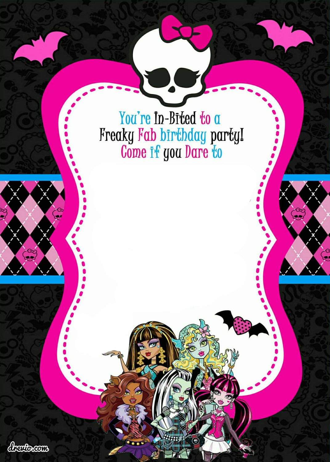 Free Printable Monster High Birthday | Free Printable Birthday - Monster High Cupcake Toppers Printable Free