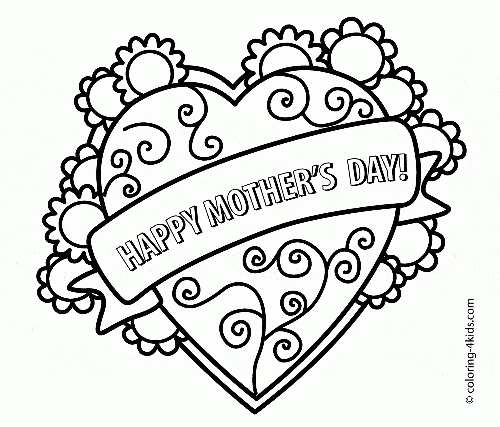 Free, Printable Mother&amp;#039;s Day Coloring Pages - Free Spanish Mothers Day Cards Printable