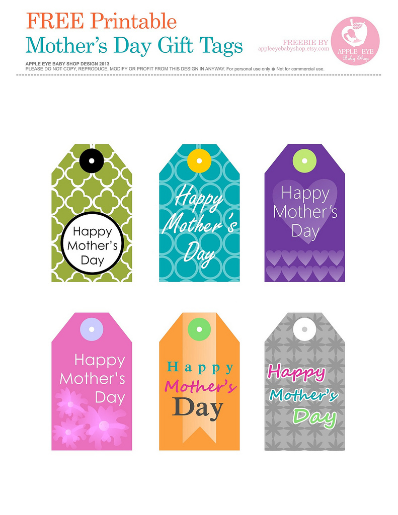 Free Printable | Mother&amp;#039;s Day Gift Tagsapple Eye Baby … | Flickr - Free Printable Mothers Day Gifts