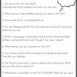 Free Printable Noah's Ark Writing Prompts | Ultimate Homeschool – Free Printable Sunday School Lessons For Youth