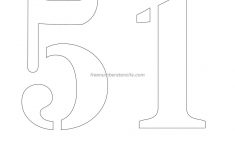 Free Printable 4 Inch Number Stencils