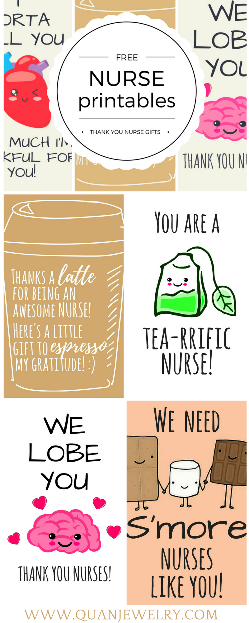 Free Printable Nurse Appreciation Thank You Cards | Gifts For Nurses - Nurses Week 2016 Cards Free Printable