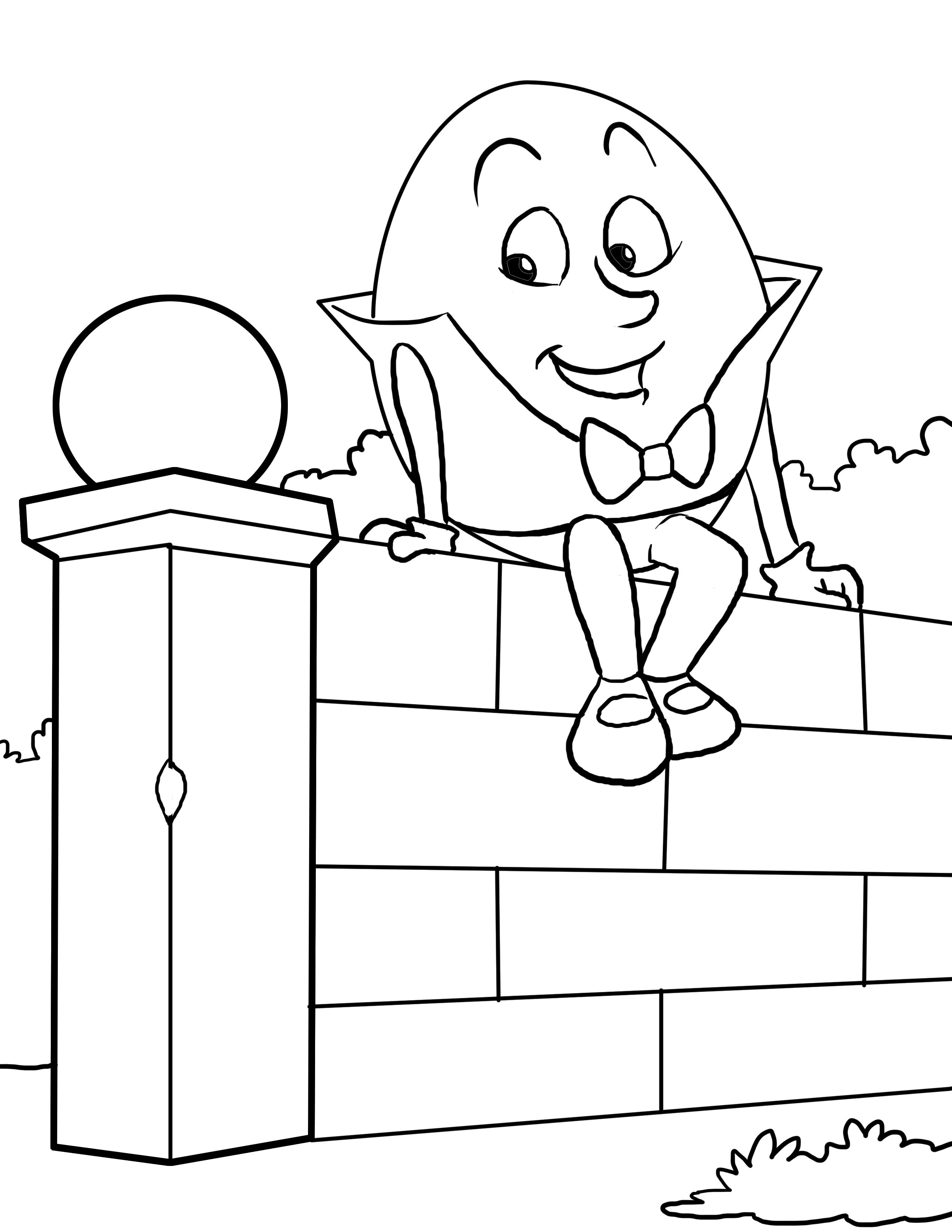 Free Printable Nursery Rhymes Coloring Pages For Kids | Home - Free Printable Nursery Rhymes