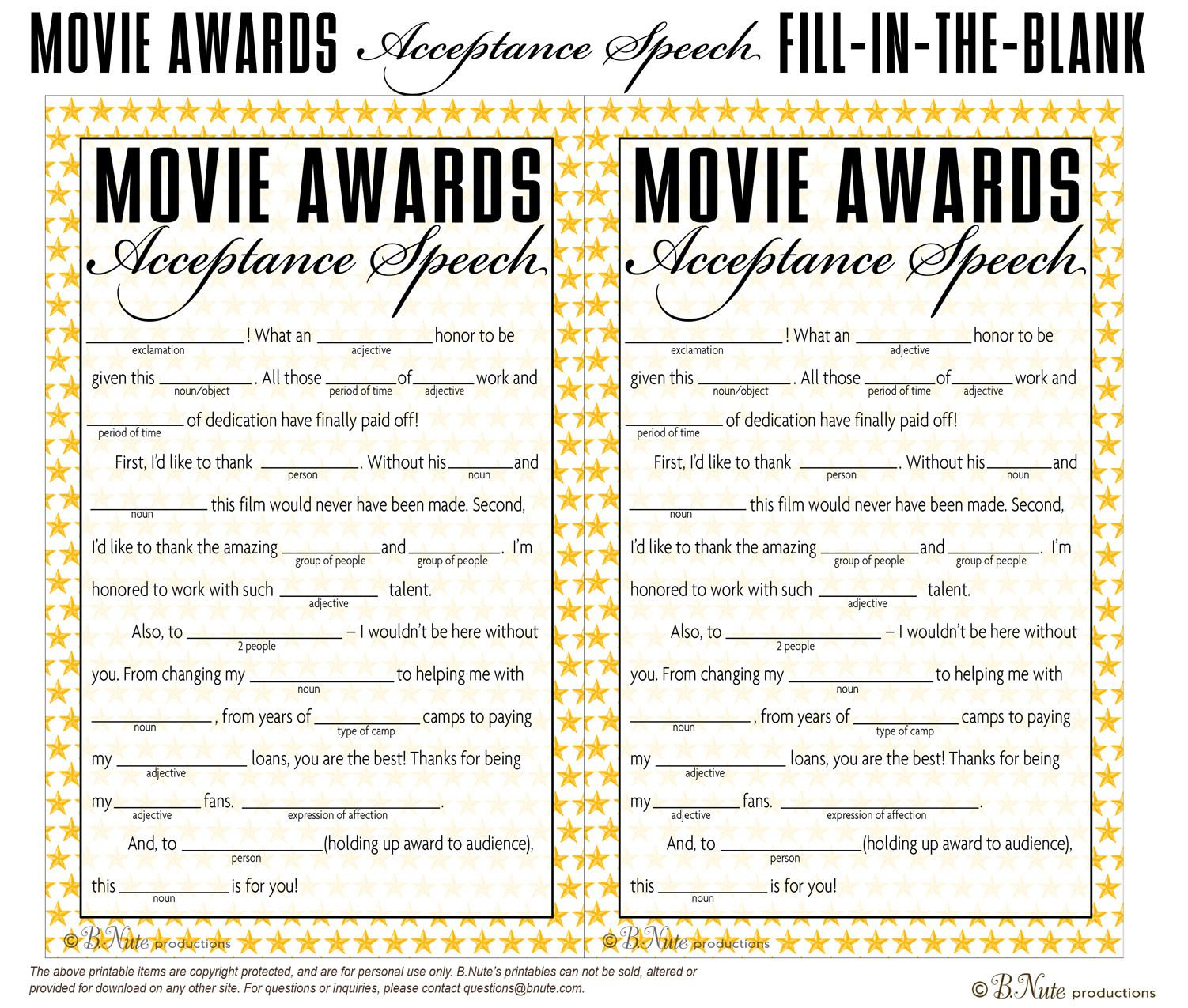 Free Printable Oscar Party Games. Tea Party Games | Oscar Party In - Free Printable Tea Party Games